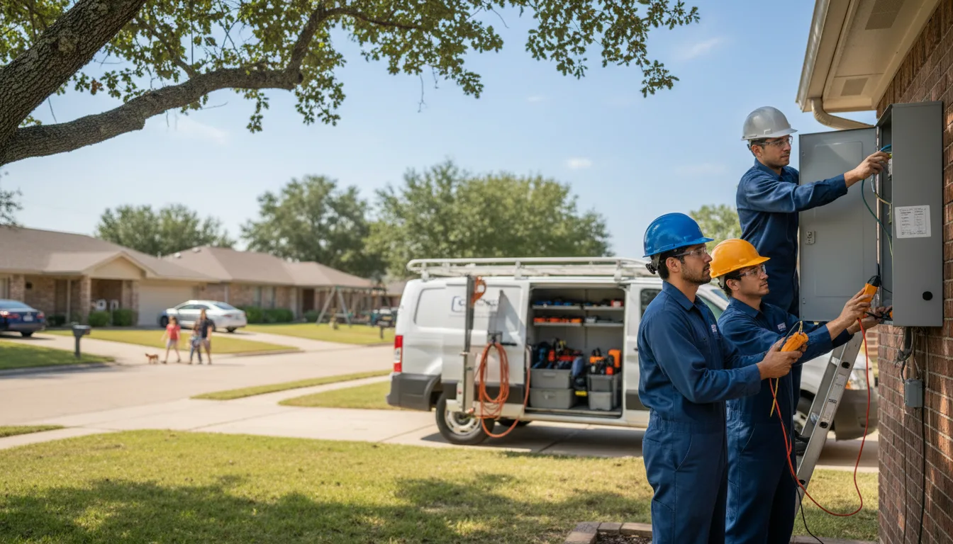 Certified electrician providing emergency electrical services in Geneva, IL